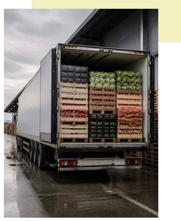 Перевозка плодоовощной продукции в Ухту по цене от 5063 р. | Агросервис-Хта