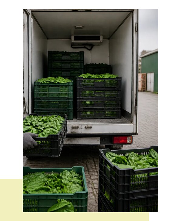 Перевозка шпината в Ухту с сохранением свежести продукции